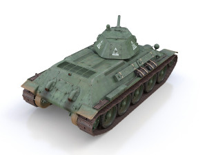 t-34-76 - model 1941 -soviet medium tank - 0314 Modèle 3D