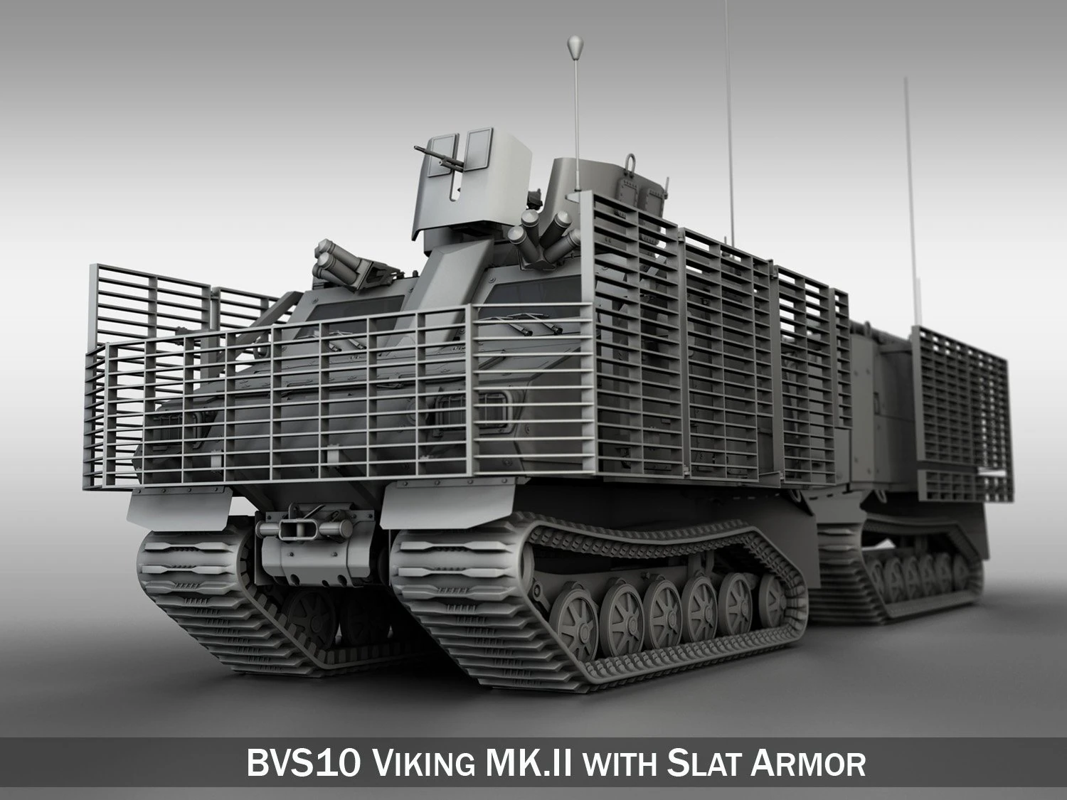 bvs10 viking mkii with slat armor 3D Model .c4d .max .obj .3ds .fbx .stl .blend 