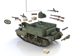 bren carrier - buc - t80982 3D Model