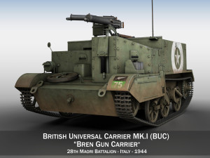 bren carrier - buc - 28 mb Modello 3D