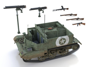 bren carrier - buc - 28 mb Modèle 3D