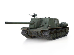 isu-122 - 336 - soviet heavy self-propelled 3D Model