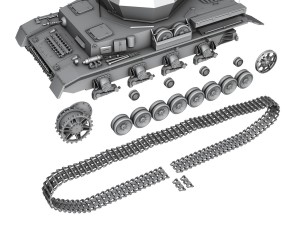 sdkfz 161 4 flakpanzer 4 wirbelwind Modello 3D