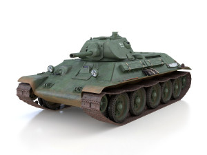 t-34-76 - model 1940 -soviet medium tank - 6mc 3D-Modell