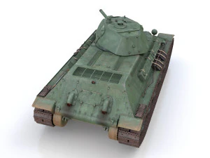 t-34-76 - model 1940 -soviet medium tank - 6mc 3D Model