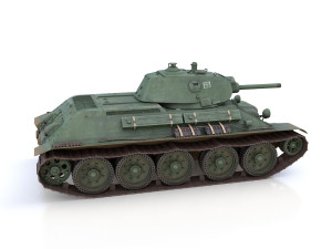 t-34-76 - model 1940 -soviet medium tank - 6mc 3D-Modell