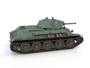 t-34-76 - model 1940 -soviet medium tank - 6mc 3D Model