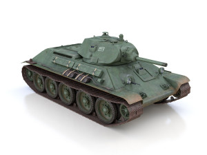 t-34-76 - model 1940 -soviet medium tank - 6mc 3D-Modell