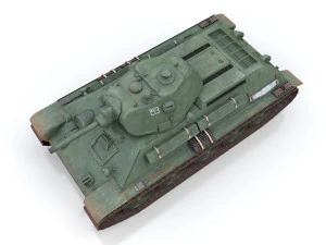 t-34-76 - model 1940 -soviet medium tank - 6mc 3D Model