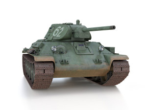 t-34-76 - model 1941 -soviet medium tank - 62 3D Model
