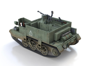 bren carrier - buc - russian army 3D Модель