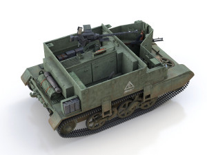 bren carrier - buc - russian army 3D Модель