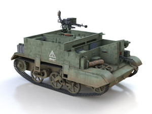 bren carrier - buc - russian army 3D Модель