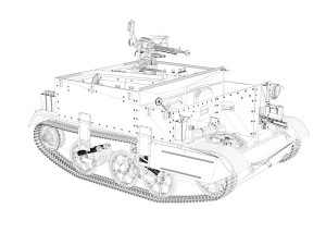 bren carrier - buc - russian army 3D Модель