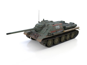 su-85 - 1021 3D Model