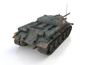 su-85 - 1021 3D Model