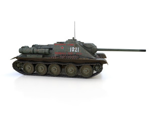 su-85 - 1021 3D Model