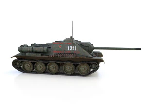 su-85 - 1021 3D Model