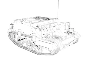 bren carrier - buc - 38047 3D Model
