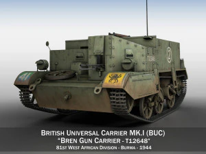 bren portador mki - buc - t12648 Modelo 3D
