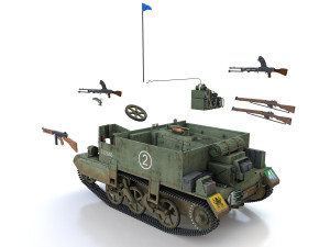 bren carrier mki - buc - t12648 3D Model
