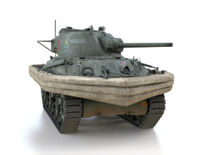 m4a1 sherman - duplex drive - alouise 3D Модель