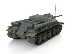 su-85 - kapitan otakar jaros 3D Model