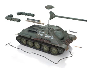 su-85 - kapitan otakar jaros 3D Model