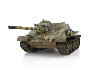 jagdpanzer su-85r - 212 - 23 panzer division 3D Модель