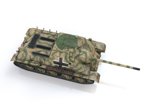 jagdpanzer su-85r - 212 - 23 panzer division 3D Модель