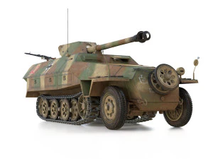 sdkfz 251 ausf d - pakwagen - 19 pzdiv 3D Model