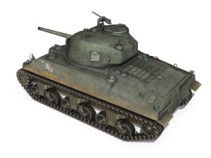 m4a2 sherman cuddles 3D 모델