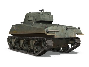 m4a2 sherman cuddles 3D 모델