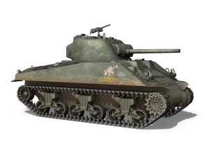 m4a2 sherman cuddles 3D 모델