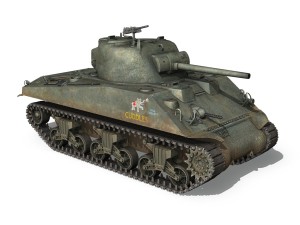 m4a2 sherman cuddles 3D 모델