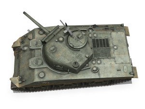 m4a2 sherman cuddles 3D 모델