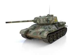 t-34-85 - 212 - finish army Model 3D