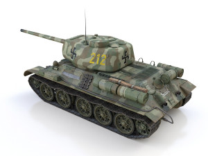 t-34-85 - 212 - finish army Model 3D