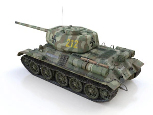 t-34-85 - 212 - finish army 3D Model