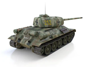 t-34-85 - 212 - finish army 3D Model