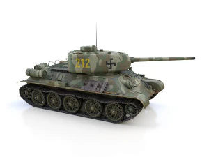 t-34-85 - 212 - finish army 3D Model