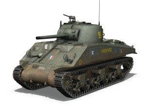 m4a2 sherman - tarentaise 3D 모델
