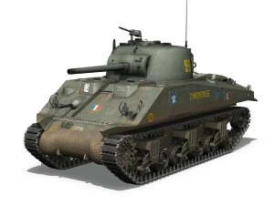 m4a2 sherman - tarentaise 3D Model