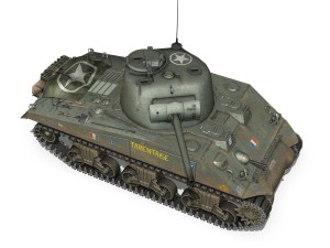 m4a2 sherman - tarentaise 3D 모델