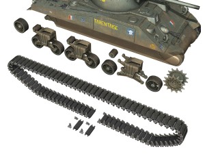 m4a2 sherman - tarentaise 3D 모델