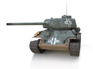 panzerkampfwagen 747 r - t-34 85 3D-Modell