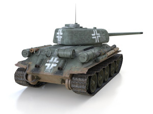 panzerkampfwagen 747 r - t-34 85 3D-Modell
