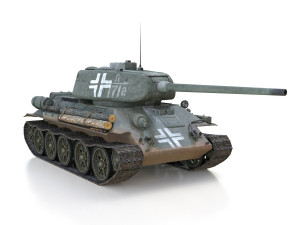 panzerkampfwagen 747 r - t-34 85 3D-Modell