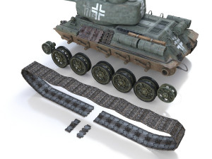 panzerkampfwagen 747 r - t-34 85 3D-Modell