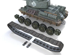 panzerkampfwagen 747 r - t-34 85 3D Model